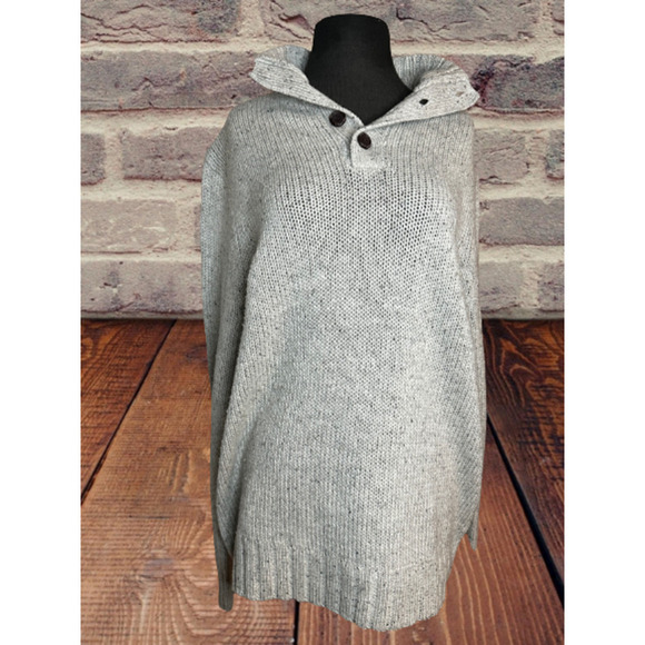 NAUTICA thick button up neck sweater - size medium - Picture 1 of 4